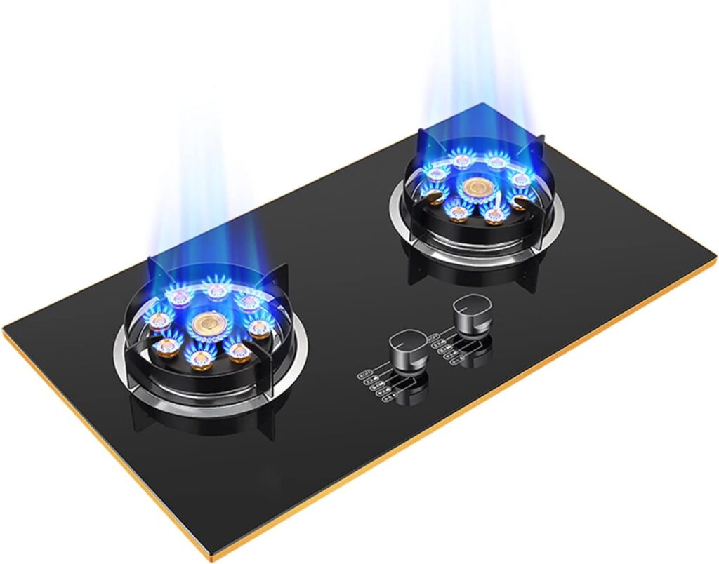 dual burner gas cooktop