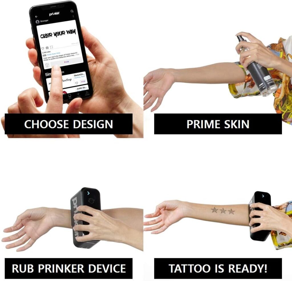 instant temporary tattoo printers