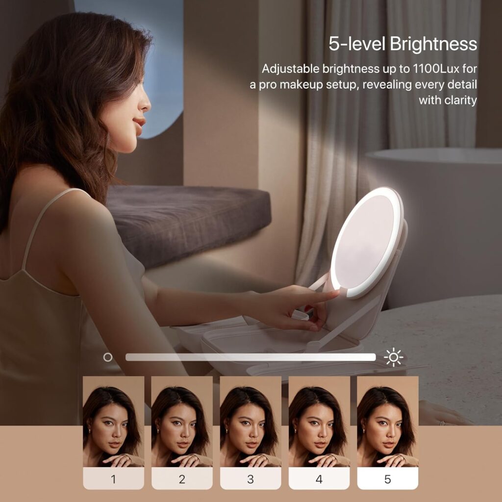 portable LED makeup mirrors